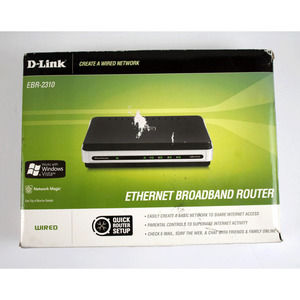 D-Link EBR-2310 4-Port 10/100 Wired Ethernet‎ Broadband Router